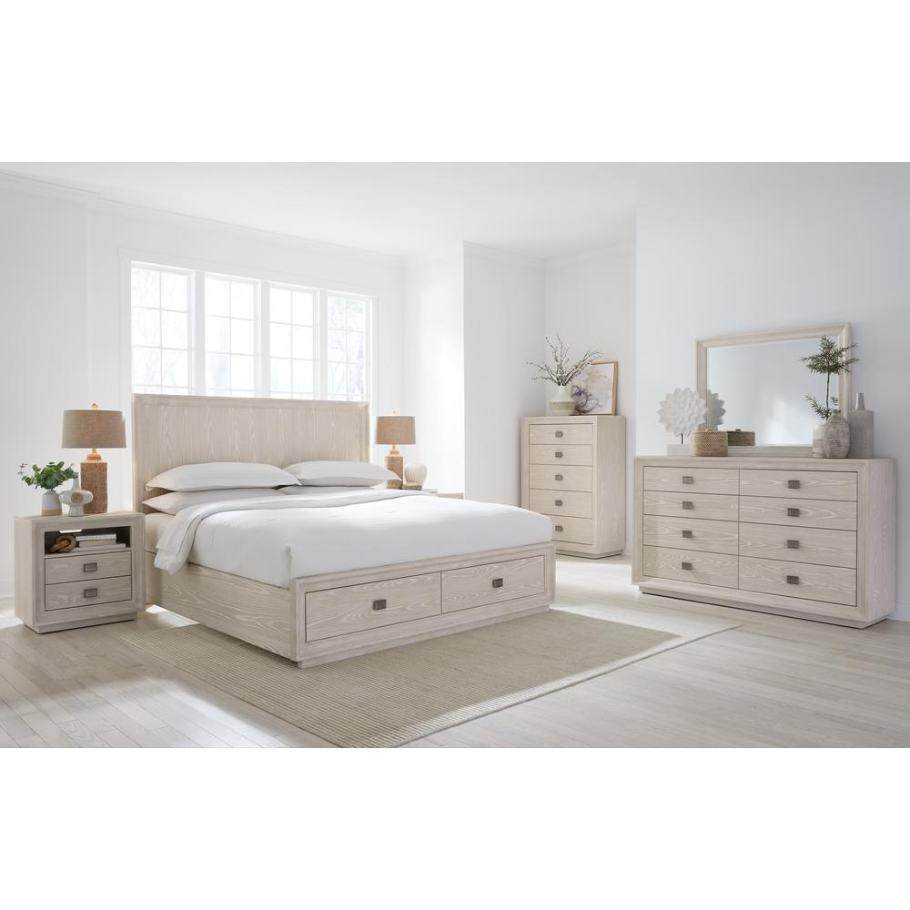 Maxime Five Drawer Chest in Ash. Picture 8