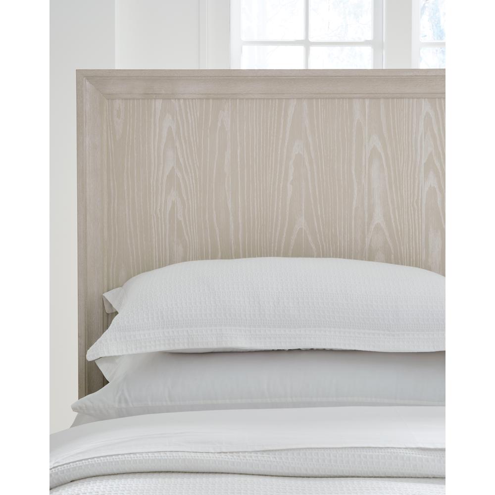 Maxime Two Drawer Footboard Storage Platform Bed In Ash. Picture 3