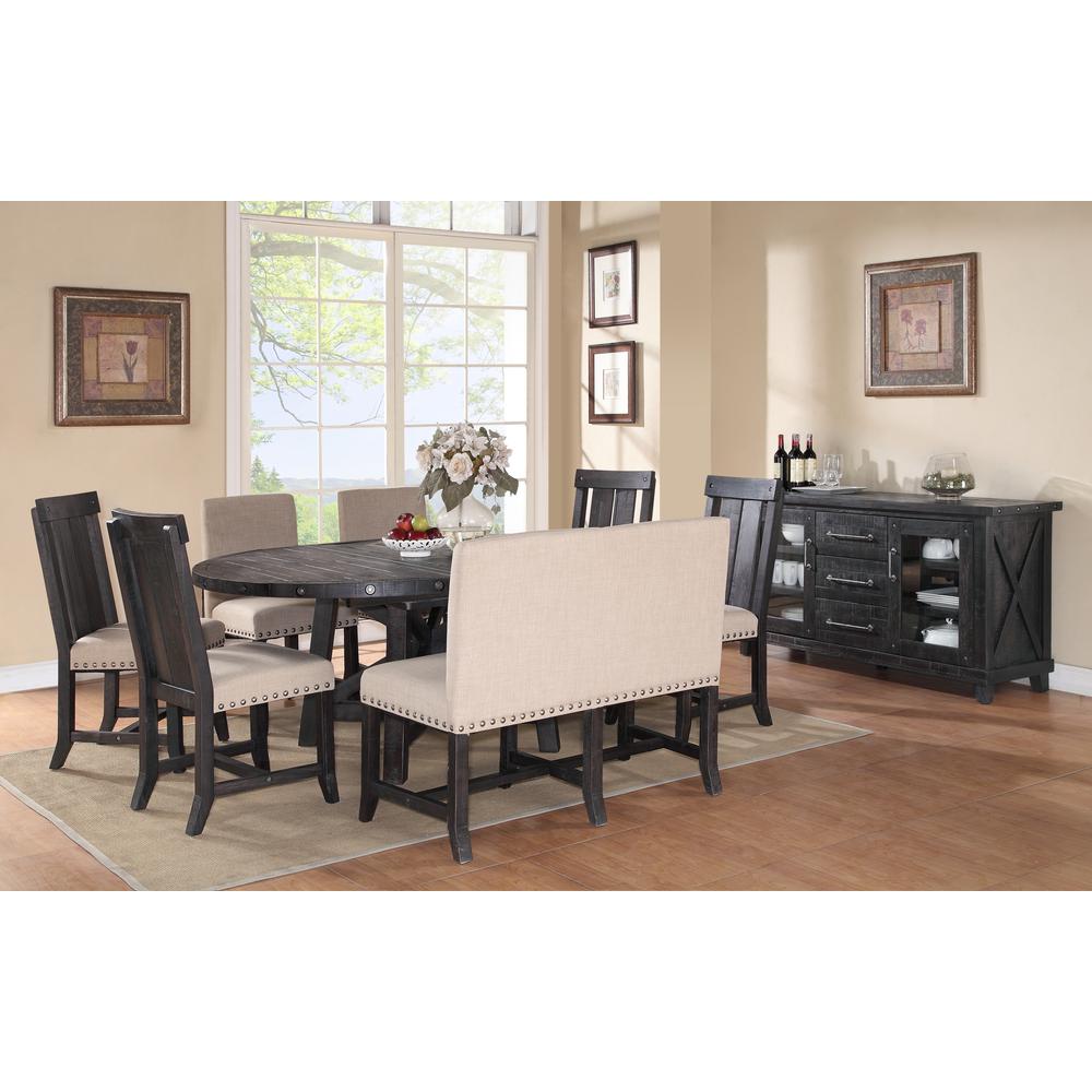 Yosemite Solid Wood Round Extension Table. Picture 10