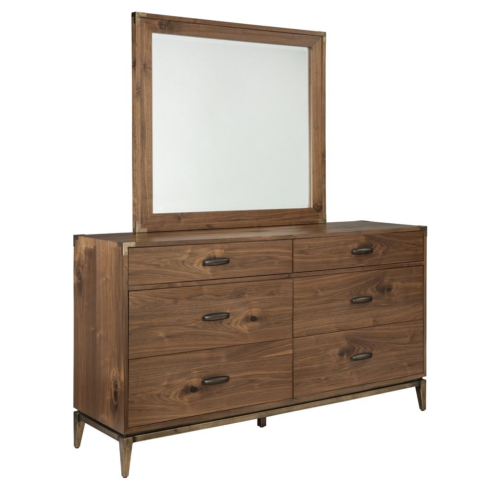 Adler Six Drawer Dresser in Natural Walnut (2024). Picture 5