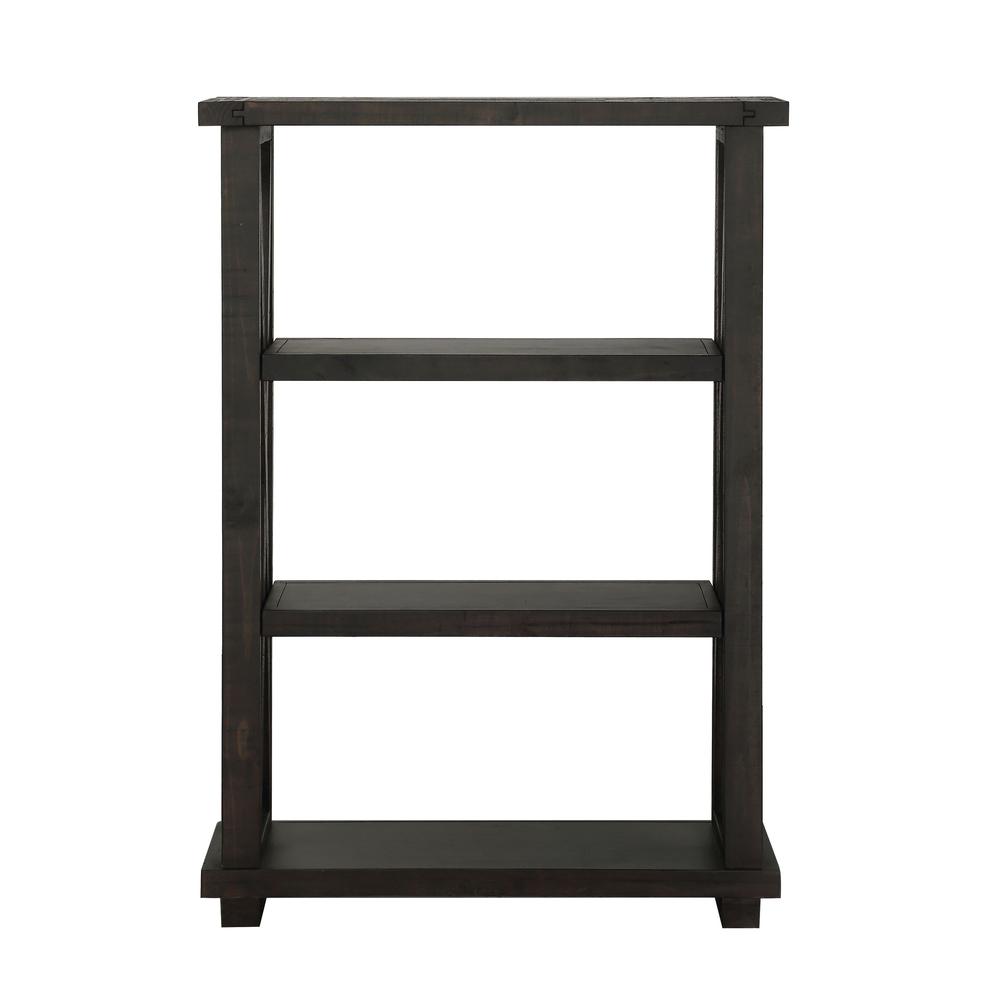 Yosemite Solid Wood 54x39 inch Bookshelf in Cafe. Picture 4
