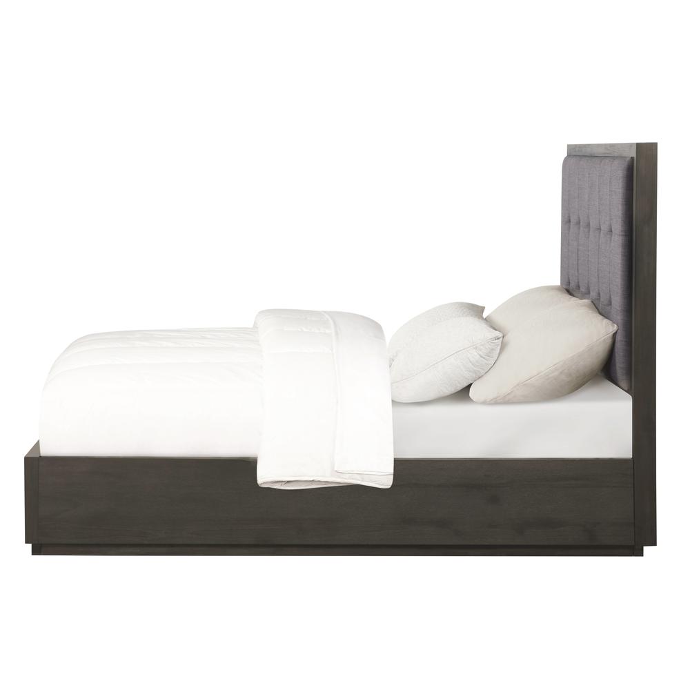 Oxford Upholstered Platform Bed in Dolphin. Picture 6