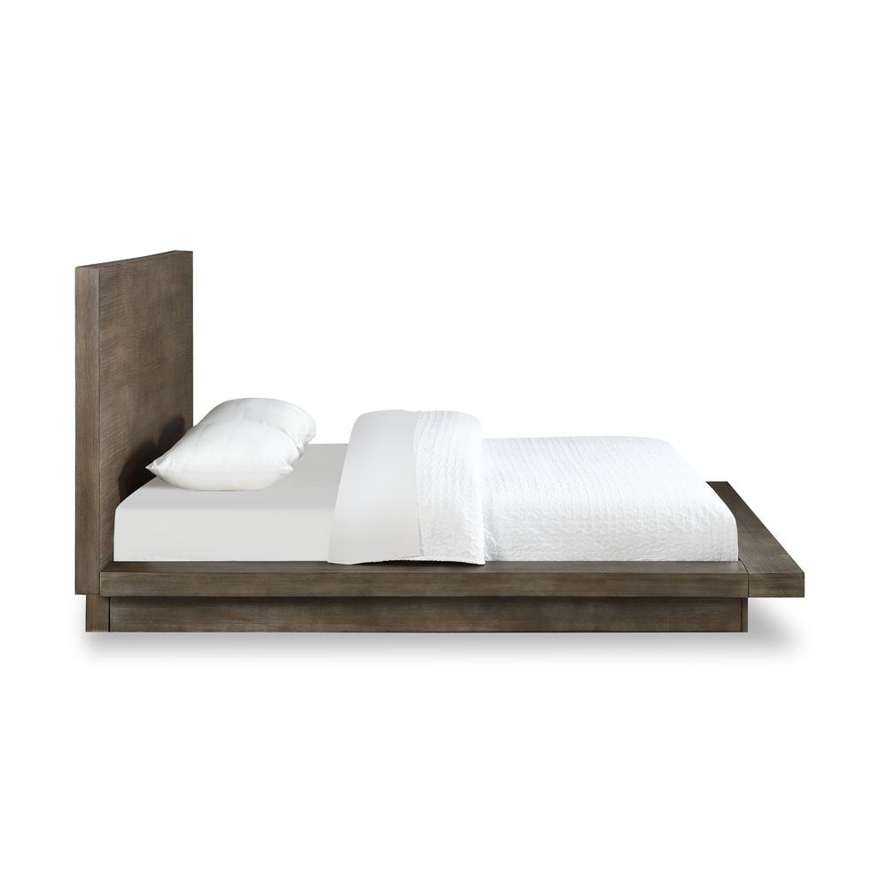Melbourne Wood Platform Bed in Dark Pine. Picture 5