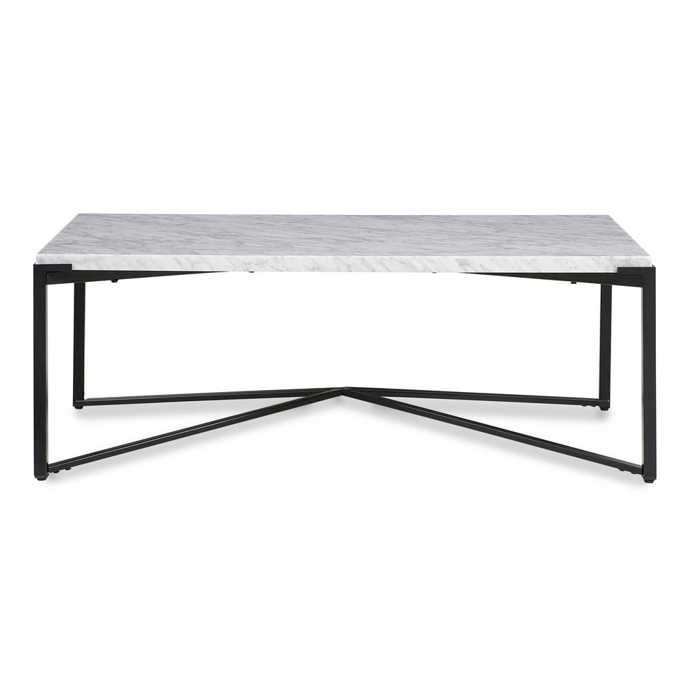 Saxon Coffee Table in Matte Black. Picture 6