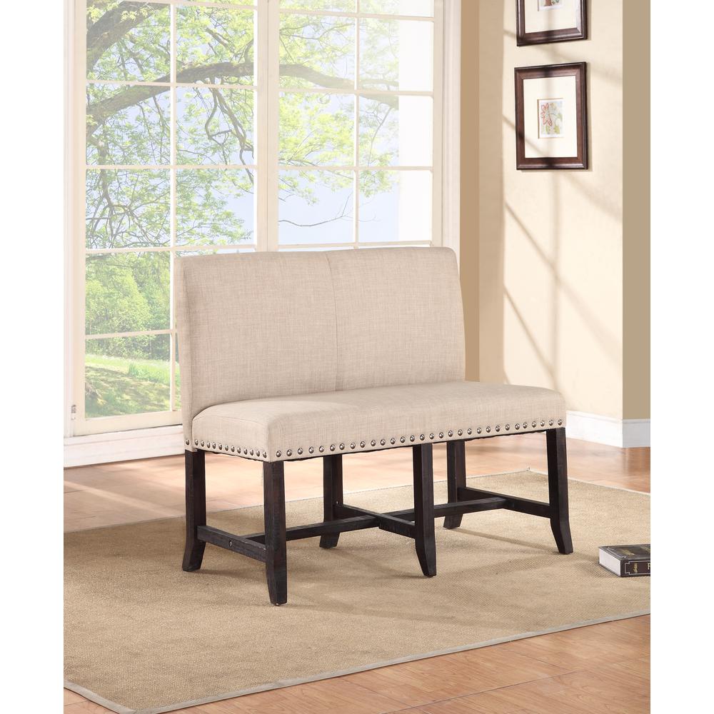 Yosemite Solid Wood Dining Settee. Picture 1