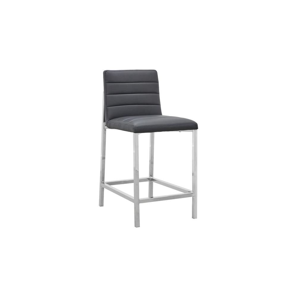 Amalfi Metal Back Counter Stool in Cobalt, set of 2. Picture 1