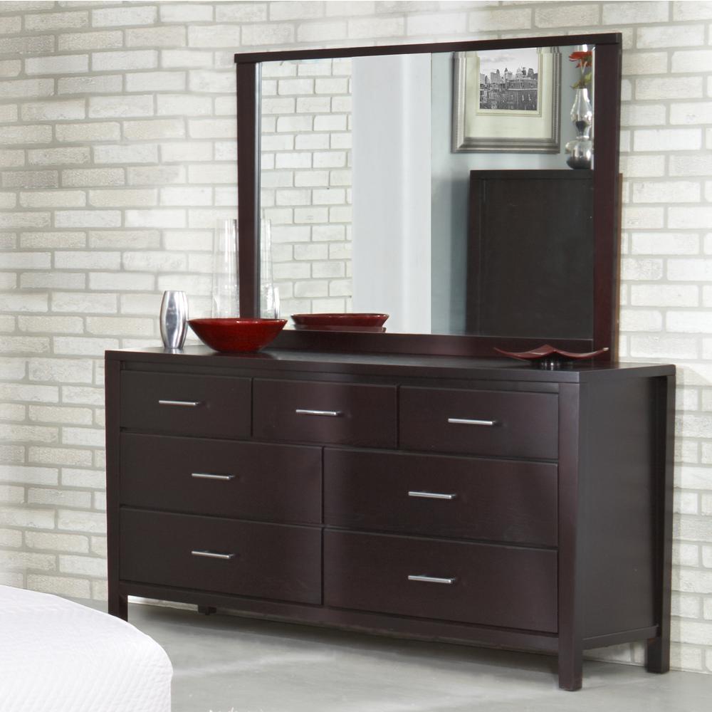 Nevis Seven Drawer Dresser in Espresso (2024). Picture 6