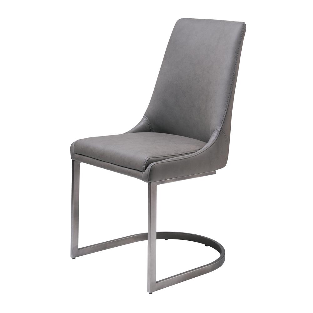 Oxford Dining Chair in Basalt Grey, set of 2. Picture 3