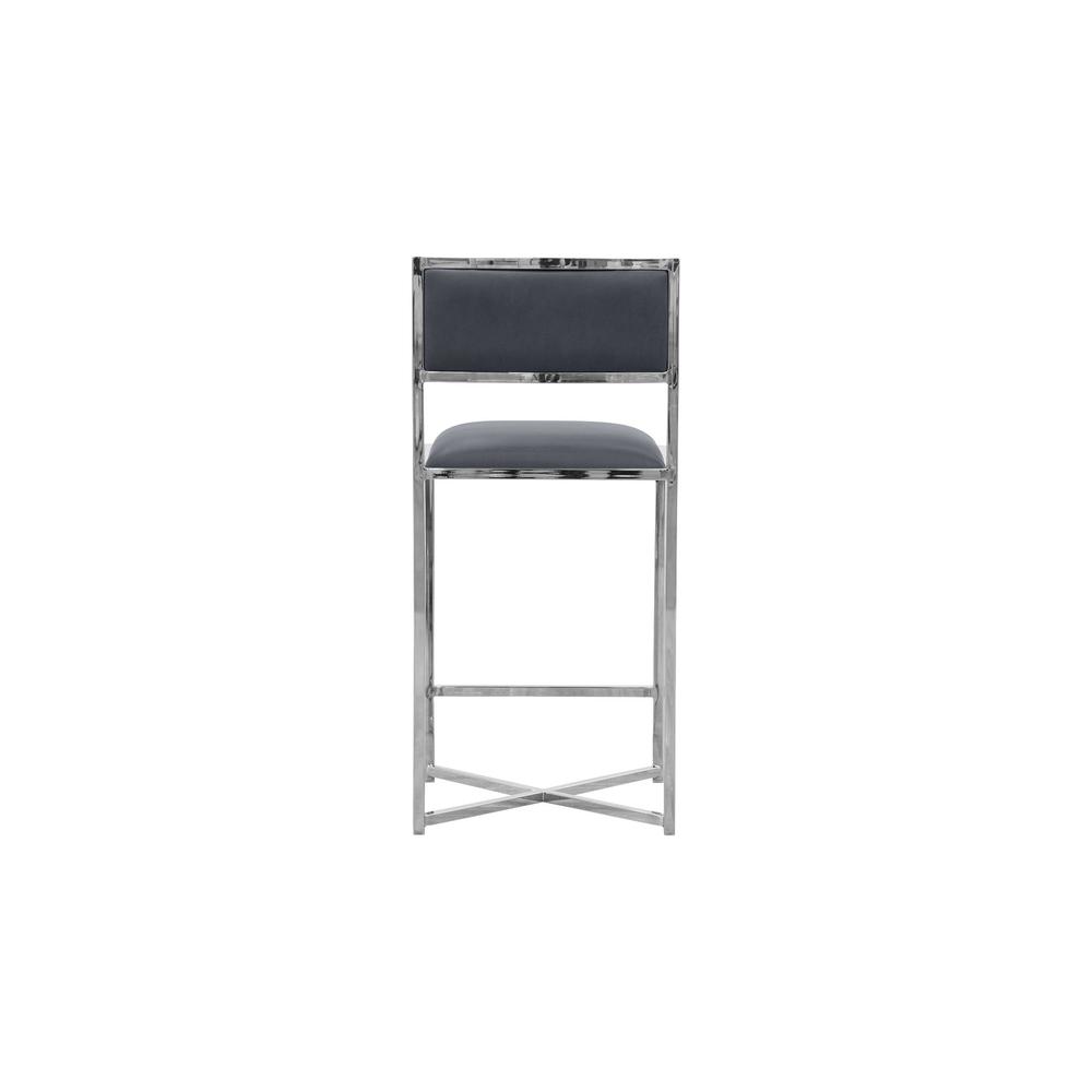 Amalfi X-Base Counter Stool in Cobalt, set of 2. Picture 3