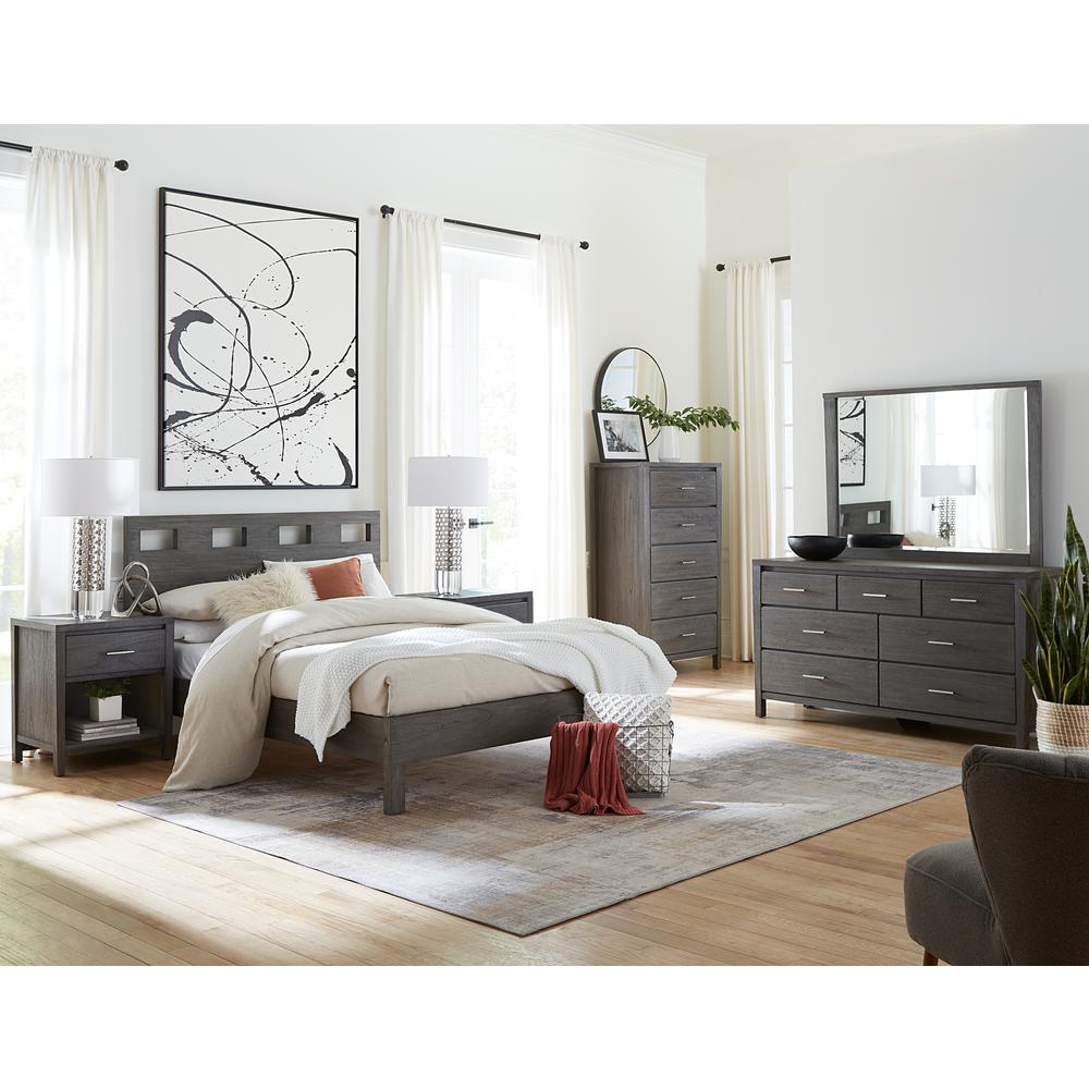 Riva Wood Bed in Sharkskin. Picture 6