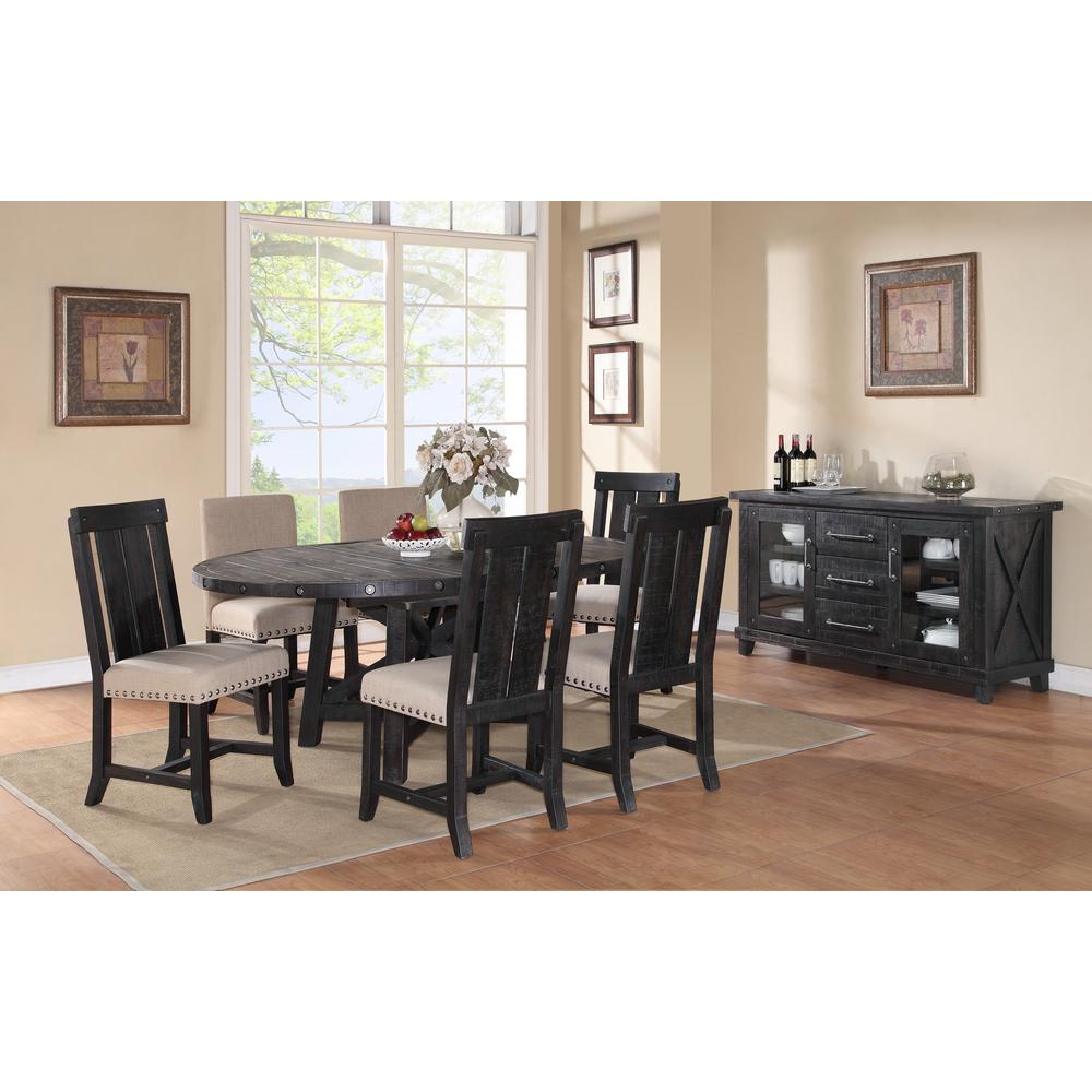 Yosemite Solid Wood Round Extension Table. Picture 7