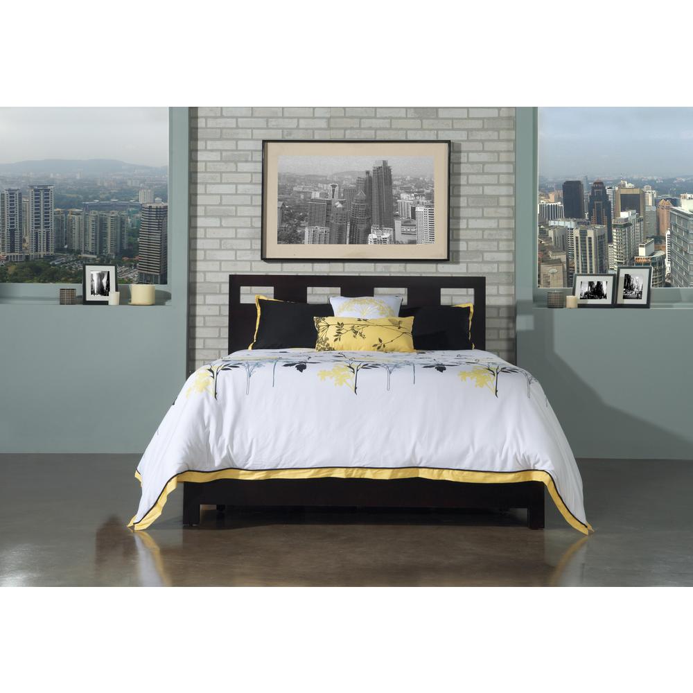 Riva Wood Storage Bed in Espresso. Picture 3