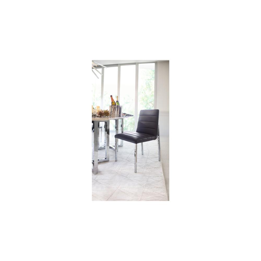 Amalfi Metal Back Chair in Cobalt, set of 2. Picture 2