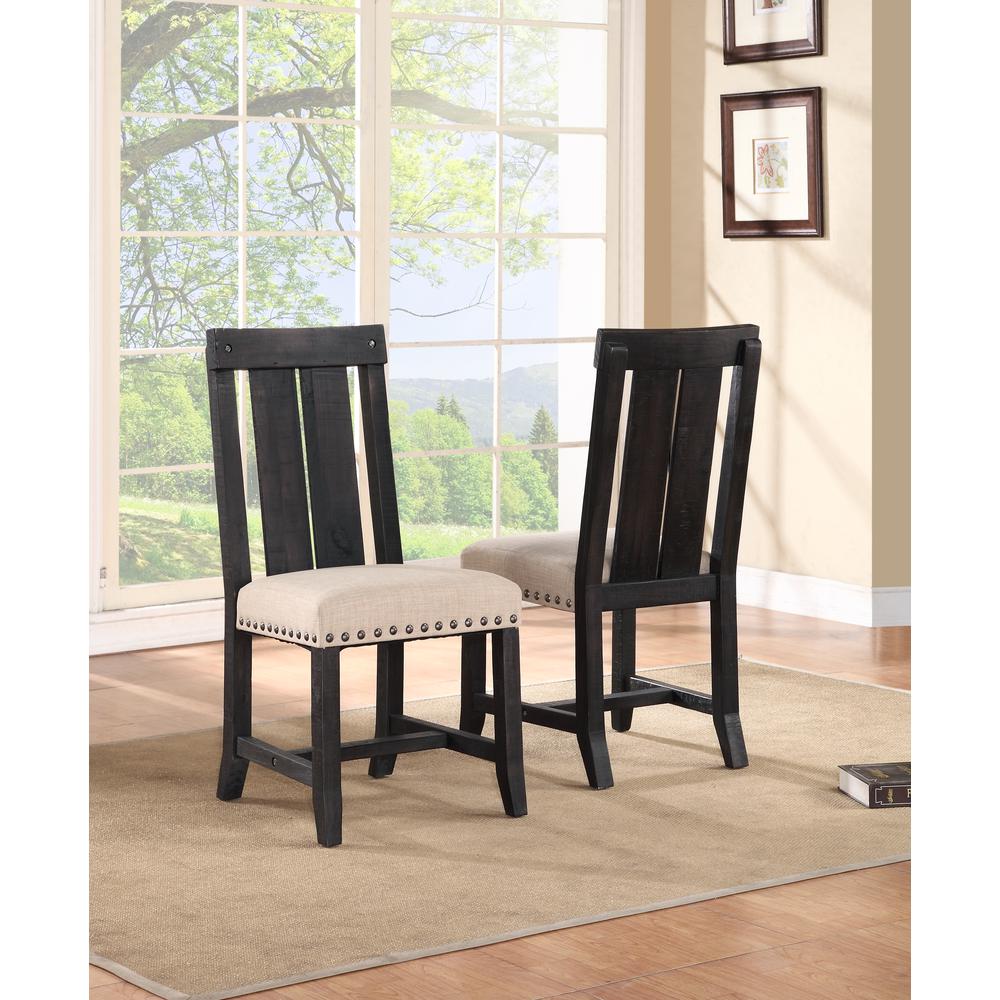 Yosemite Solid Wood Dining Chair, set of 2. Picture 8