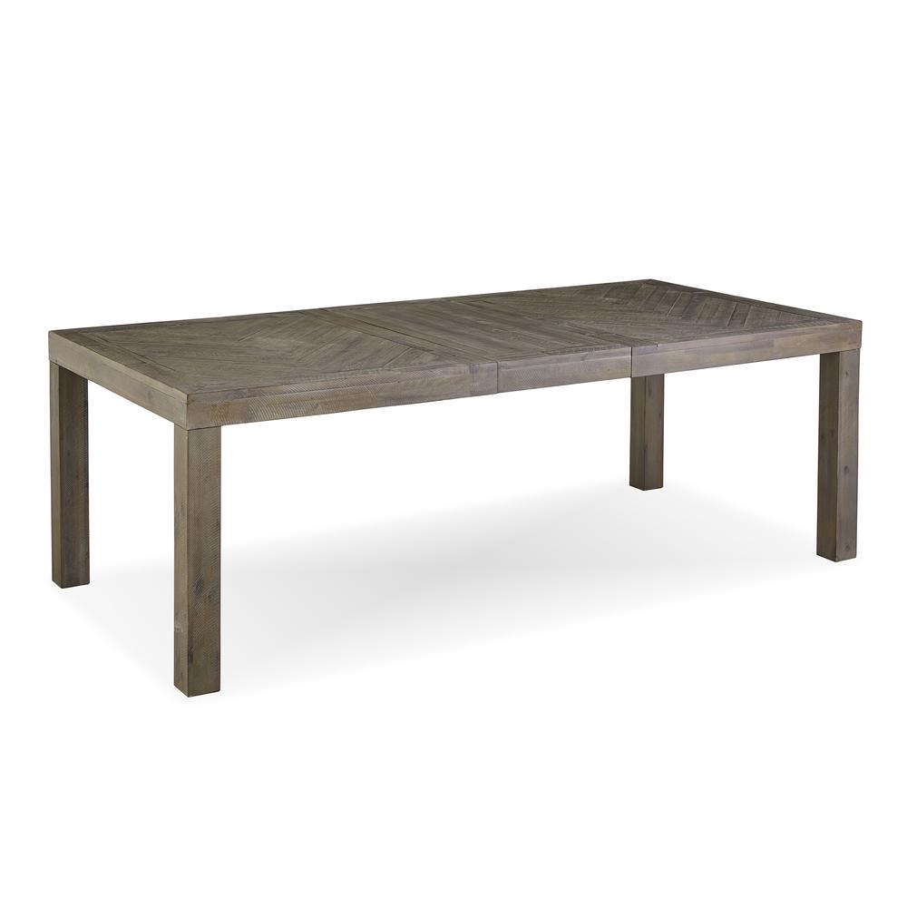 Herringbone Extension Table in Rustic Latte. Picture 11