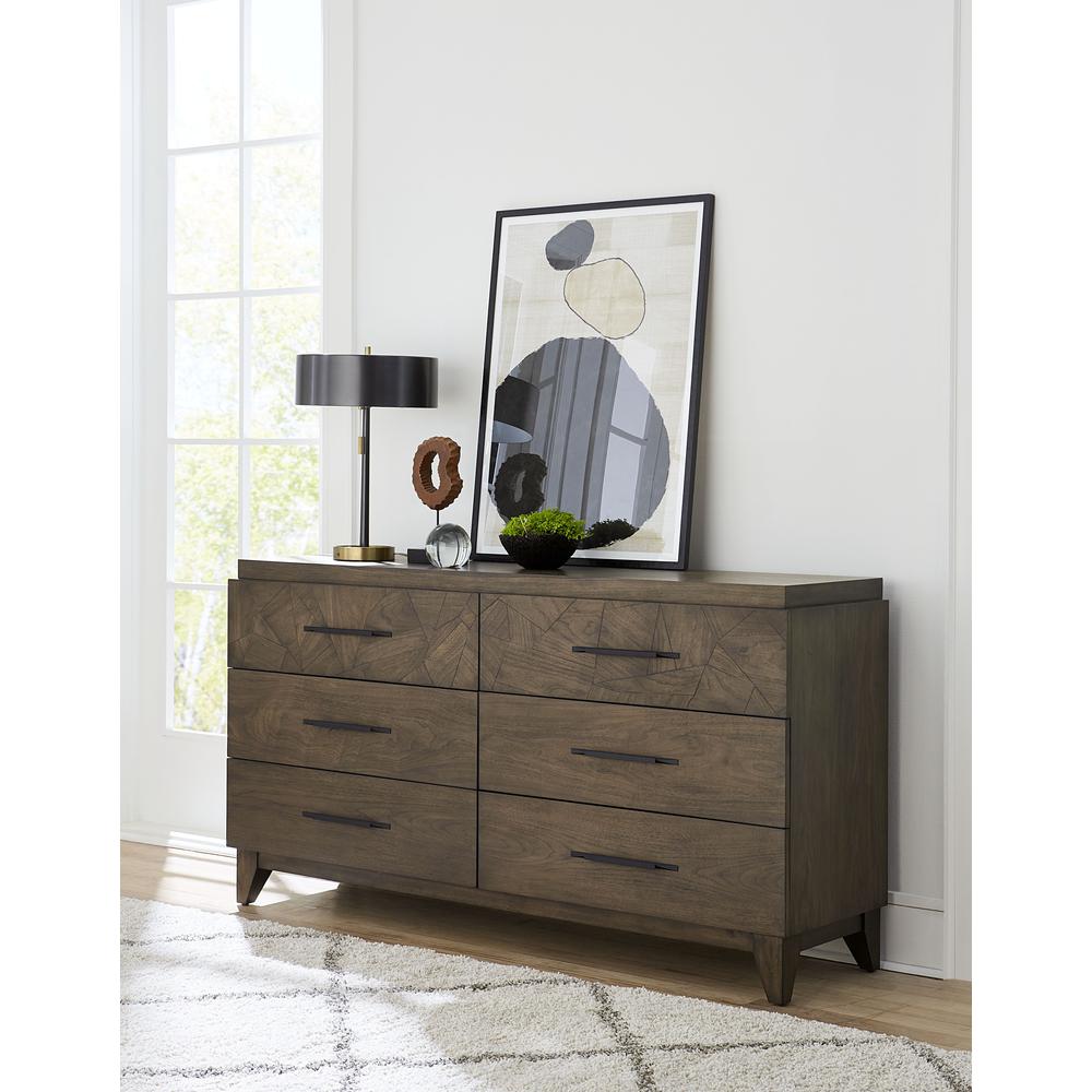 Broderick Six-Drawer Dresser  in Wild Oats Brown (2024). Picture 3