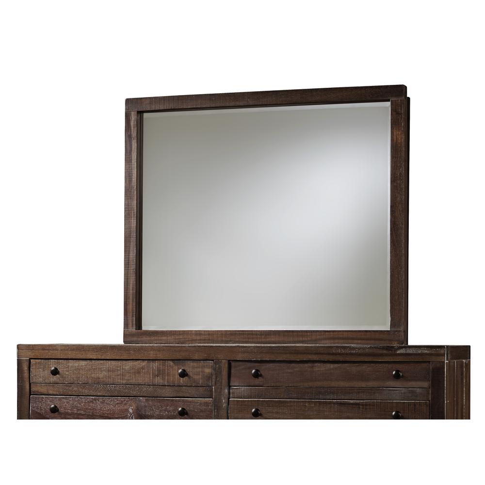 Townsend Solid Wood Mirror in Java. Picture 2