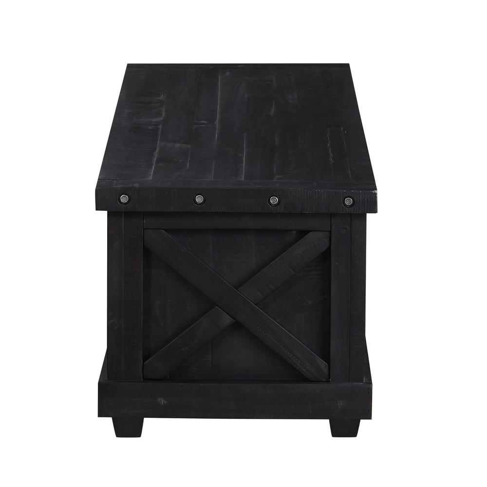 Yosemite Solid Wood Blanket Box in Cafe. Picture 5