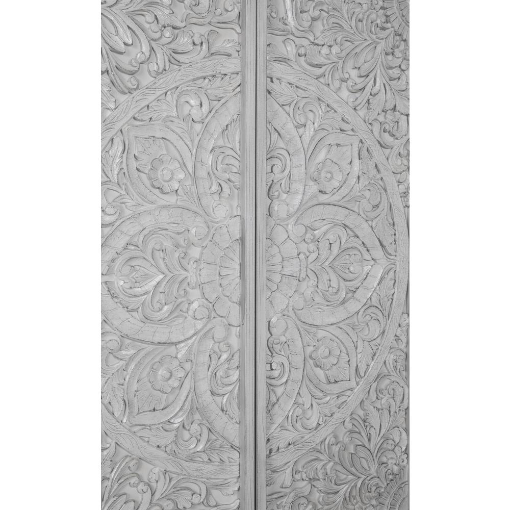 Boho Chic Wardrobe Chest in Washed White (2024). Picture 6