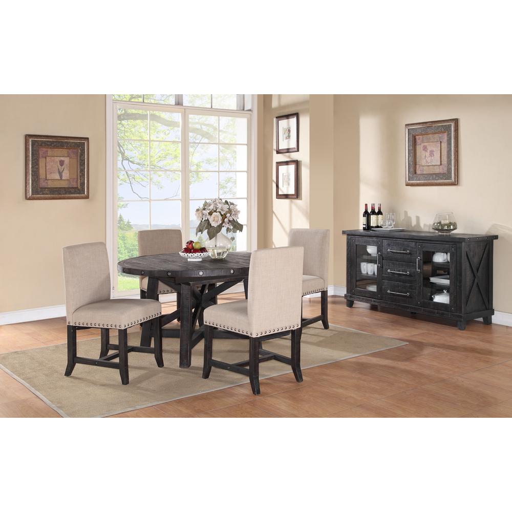 Yosemite Solid Wood Round Extension Table. Picture 2