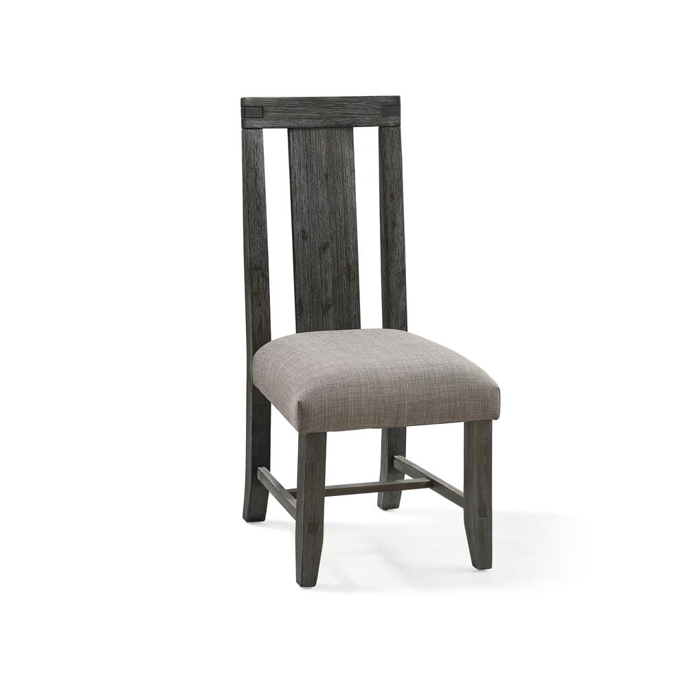 Meadow Solid Wood Uphostered Panel-Back Chair, set of 2. Picture 5