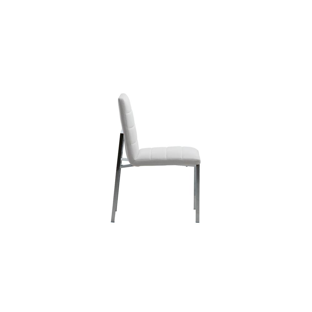 Amalfi Metal Back Chair in White, set of 2. Picture 2