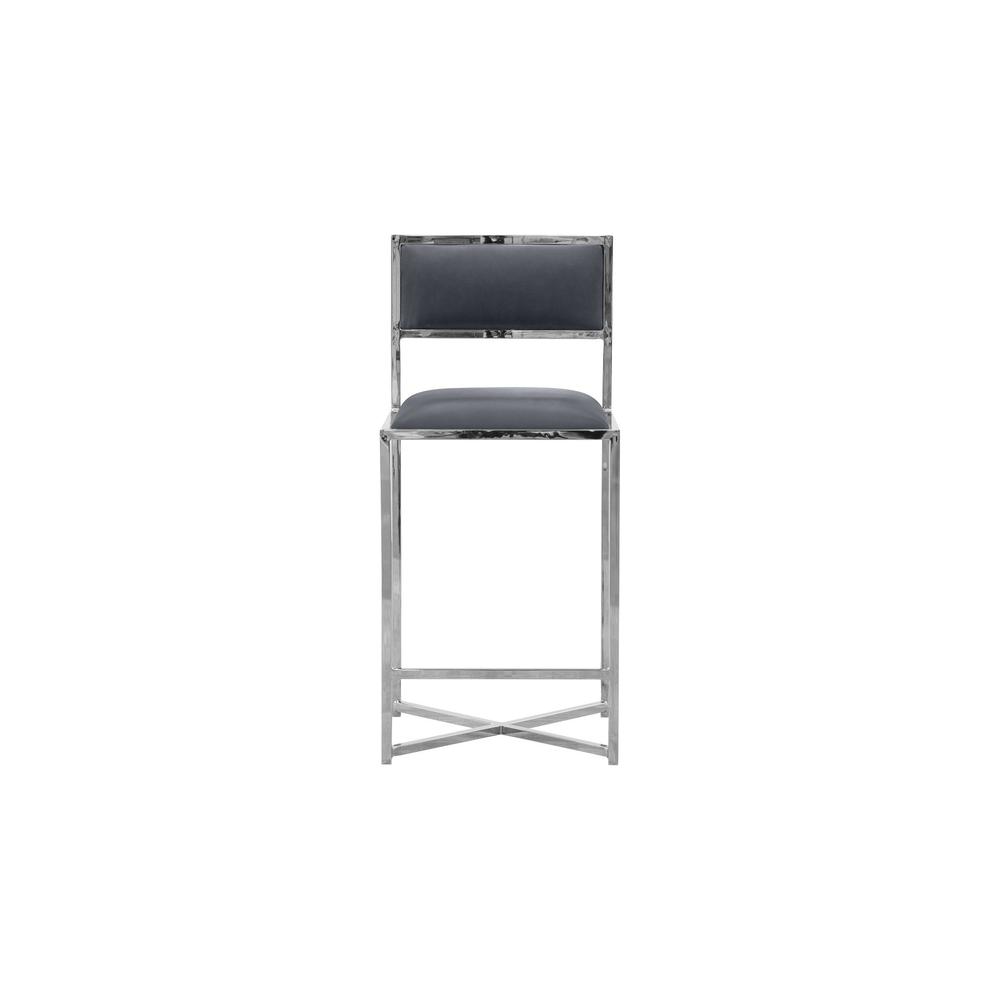 Amalfi X-Base Counter Stool in Cobalt, set of 2. Picture 2