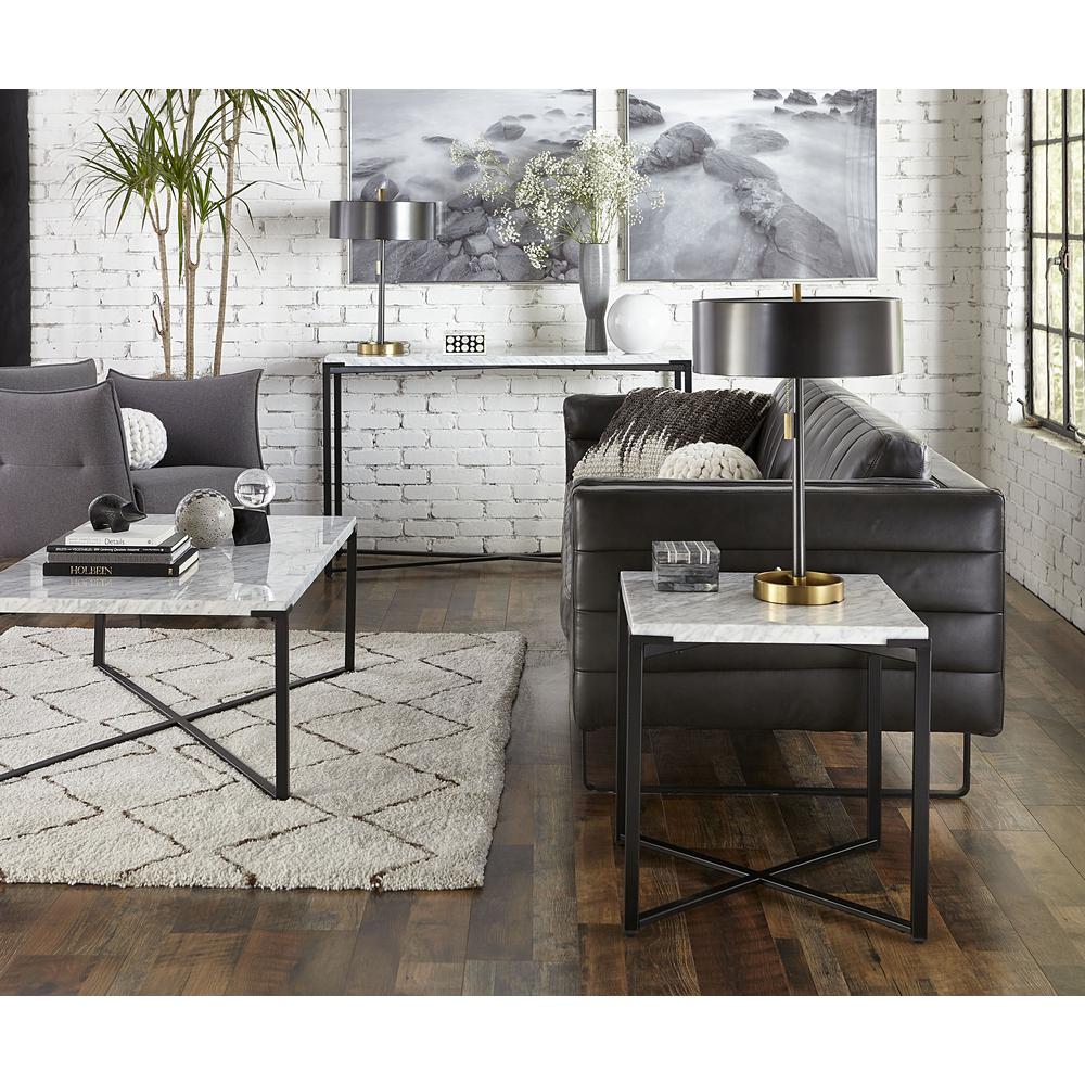 Saxon Coffee Table in Matte Black. Picture 3