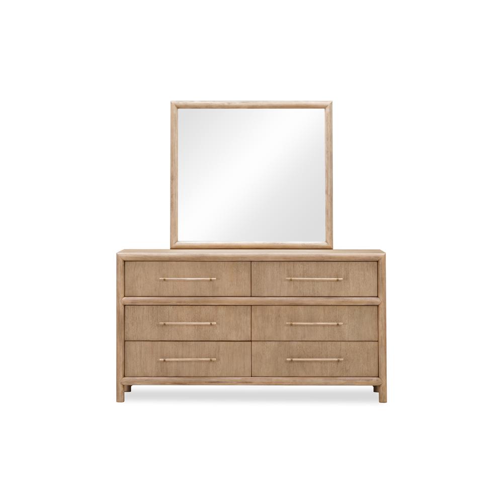 Dorsey Six Drawer Dresser in Granola. Picture 4