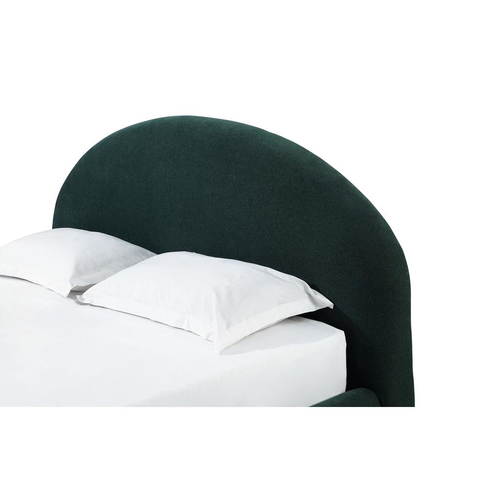 Flex Upholstered Bed in Emerald Chenille. Picture 4
