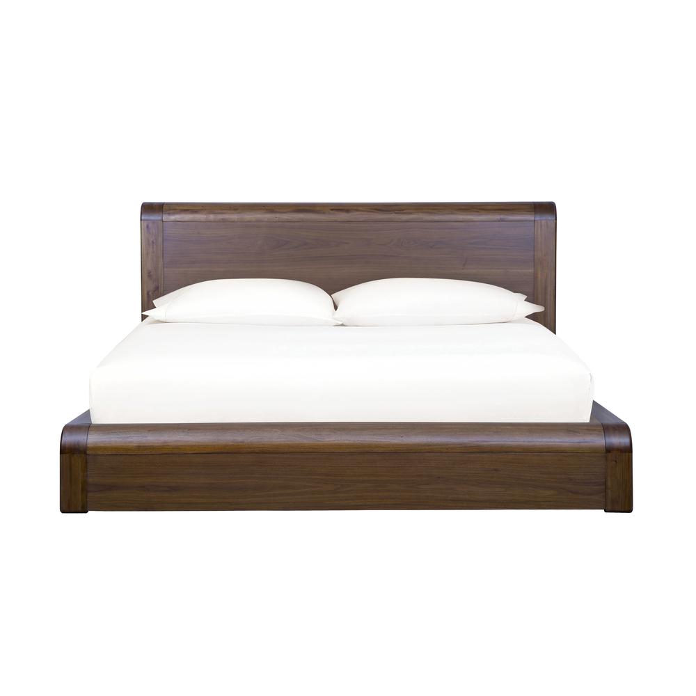 Totes Platform Bed in English Walnut. Picture 1