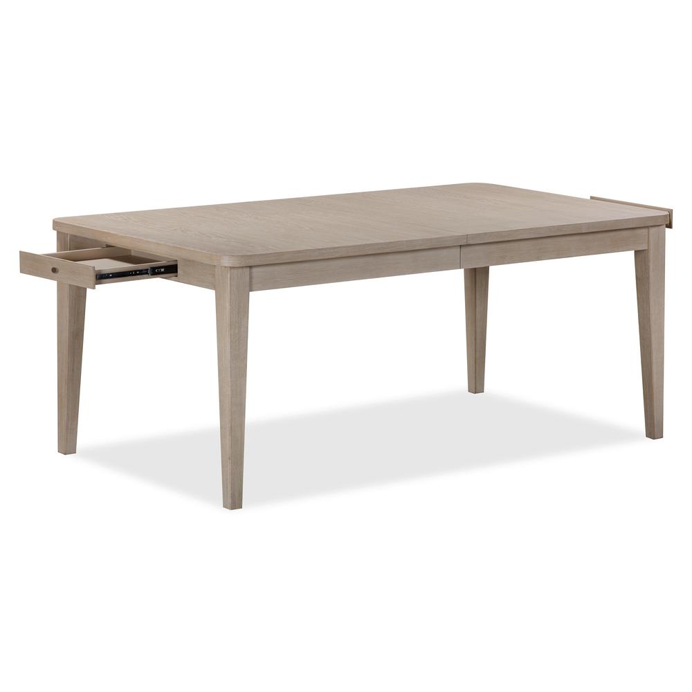 Camden Two Drawer Extendable Dining Table in Chai. Picture 6