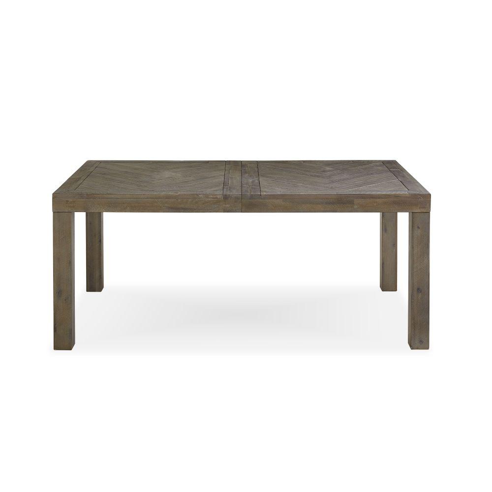 Herringbone Extension Table in Rustic Latte. Picture 10