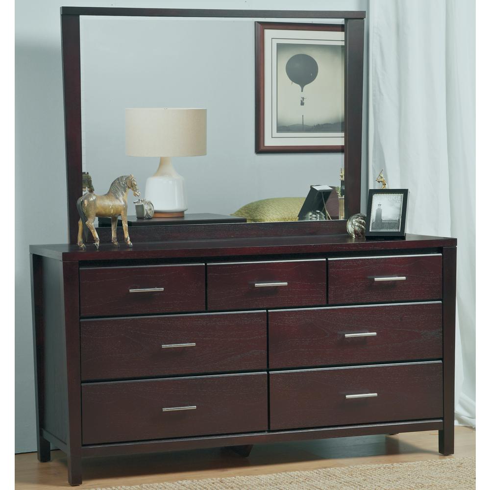 Nevis Seven Drawer Dresser in Espresso (2024). Picture 3