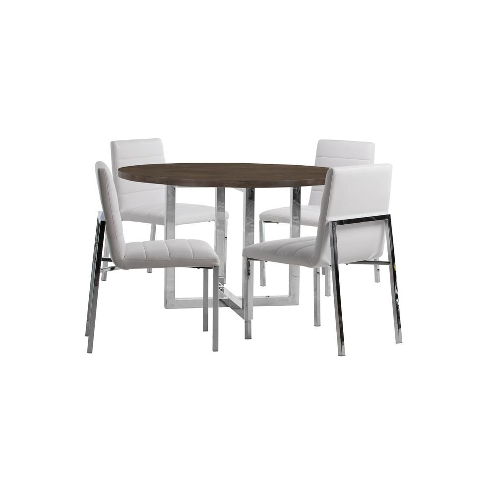 Amalfi Metal Back Chair in White, set of 2. Picture 9