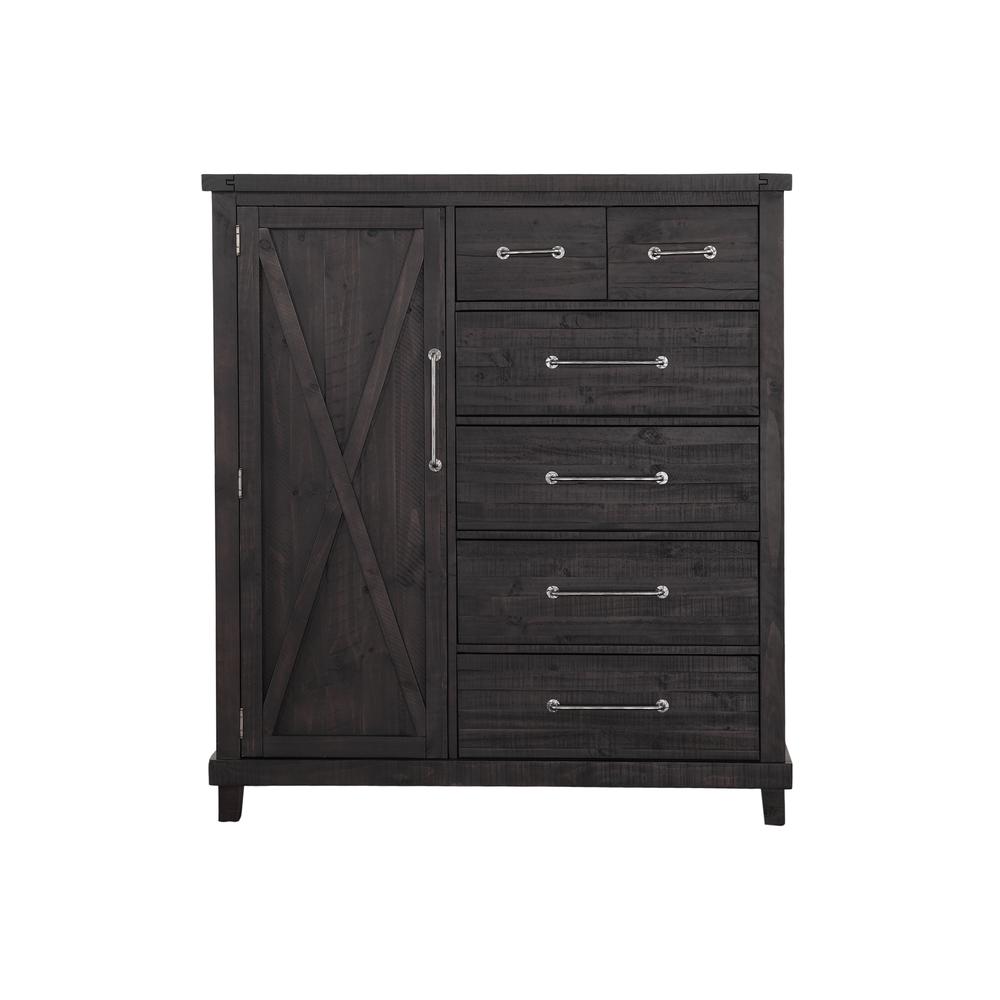 Yosemite Solid Wood Gentleman's Chest in Cafe. Picture 3