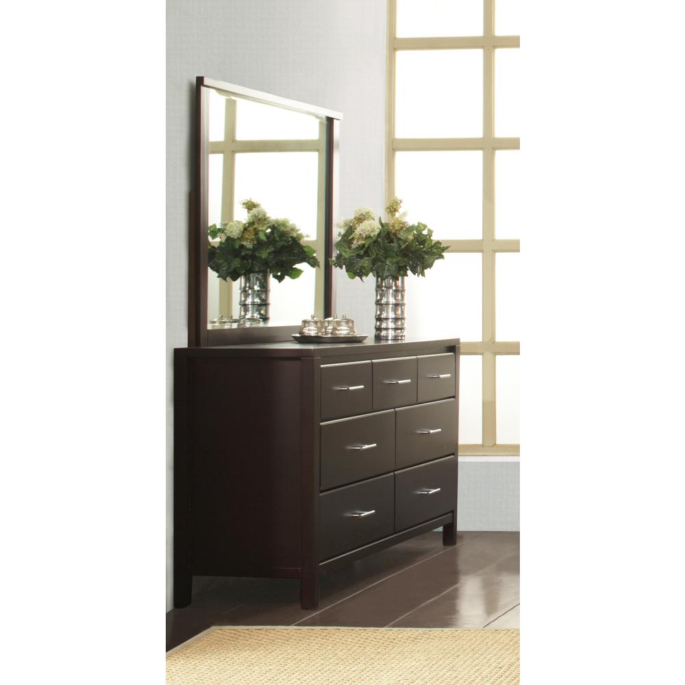 Nevis Seven Drawer Dresser in Espresso (2024). Picture 5