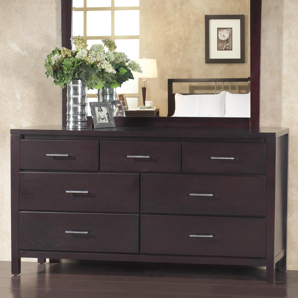 Nevis Seven Drawer Dresser in Espresso (2024). Picture 2