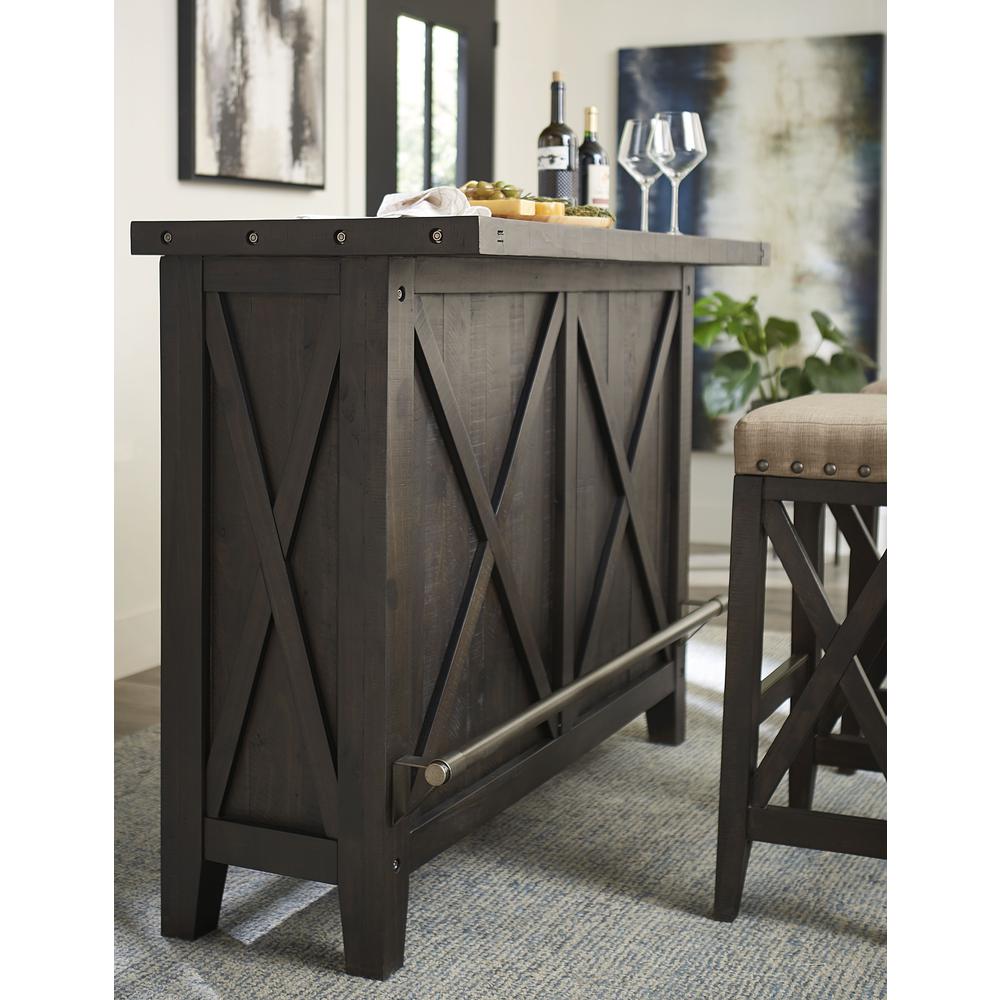 Yosemite Solid Wood Bar Table in Cafe. Picture 5