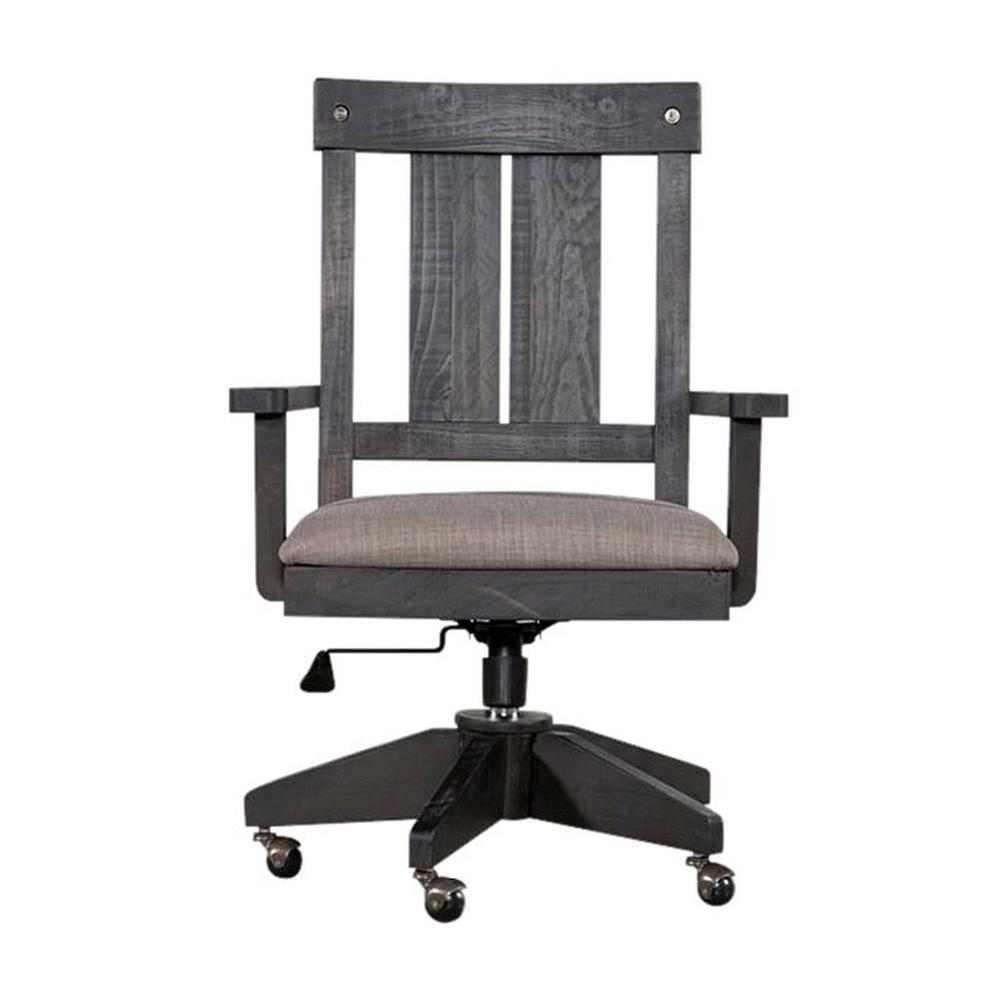 Yosemite Solid Wood Arm Chair in Cafe. Picture 6