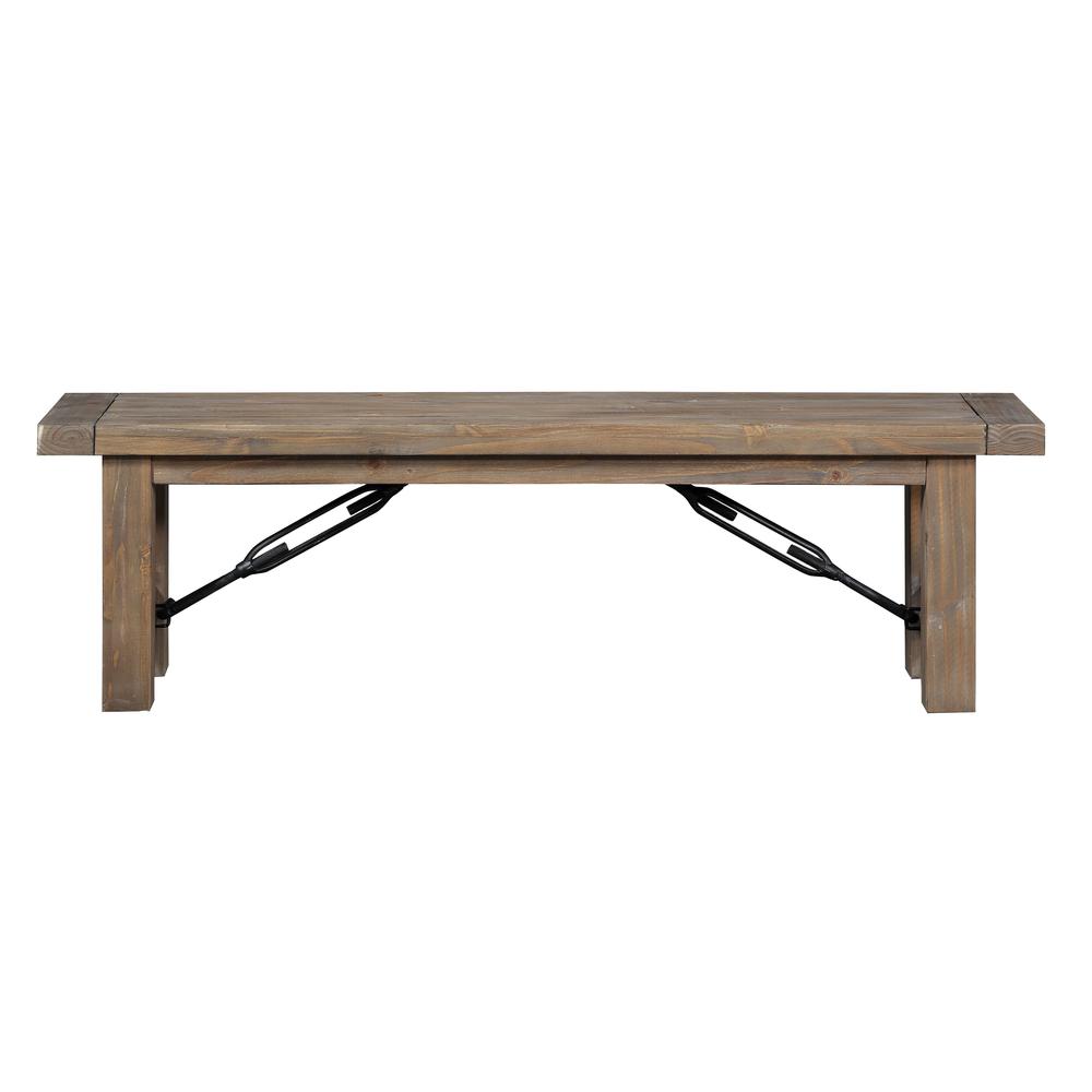 Autumn Solid Wood Dining Bench in Flink Oak. Picture 2