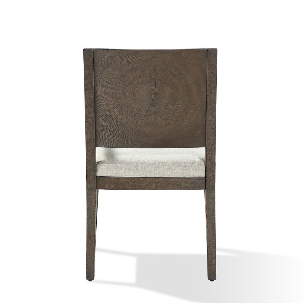 Oakland Wood Arm Chair in Brunette, set of 2. Picture 4