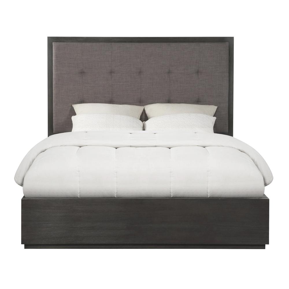 Oxford Upholstered Platform Bed in Dolphin. Picture 5