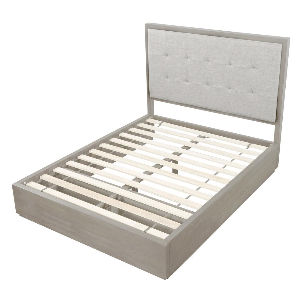 Oxford Upholstered Footboard Storage Bed in Mineral. Picture 8