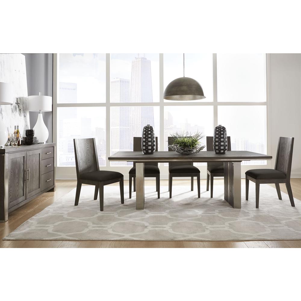 Plata Extension Dining Table in Thunder Grey. Picture 3