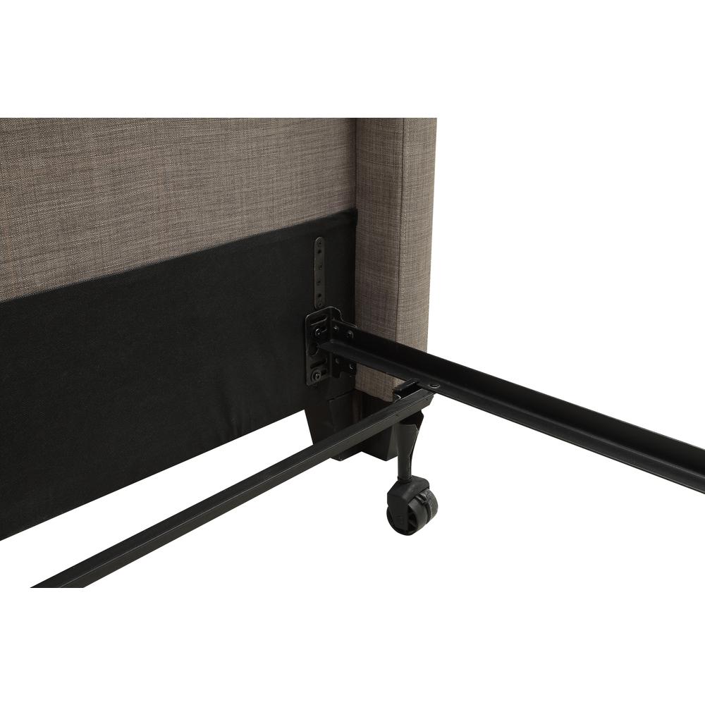 Royal Tufted Upholstered Headboard in Dolphin Linen. Picture 8