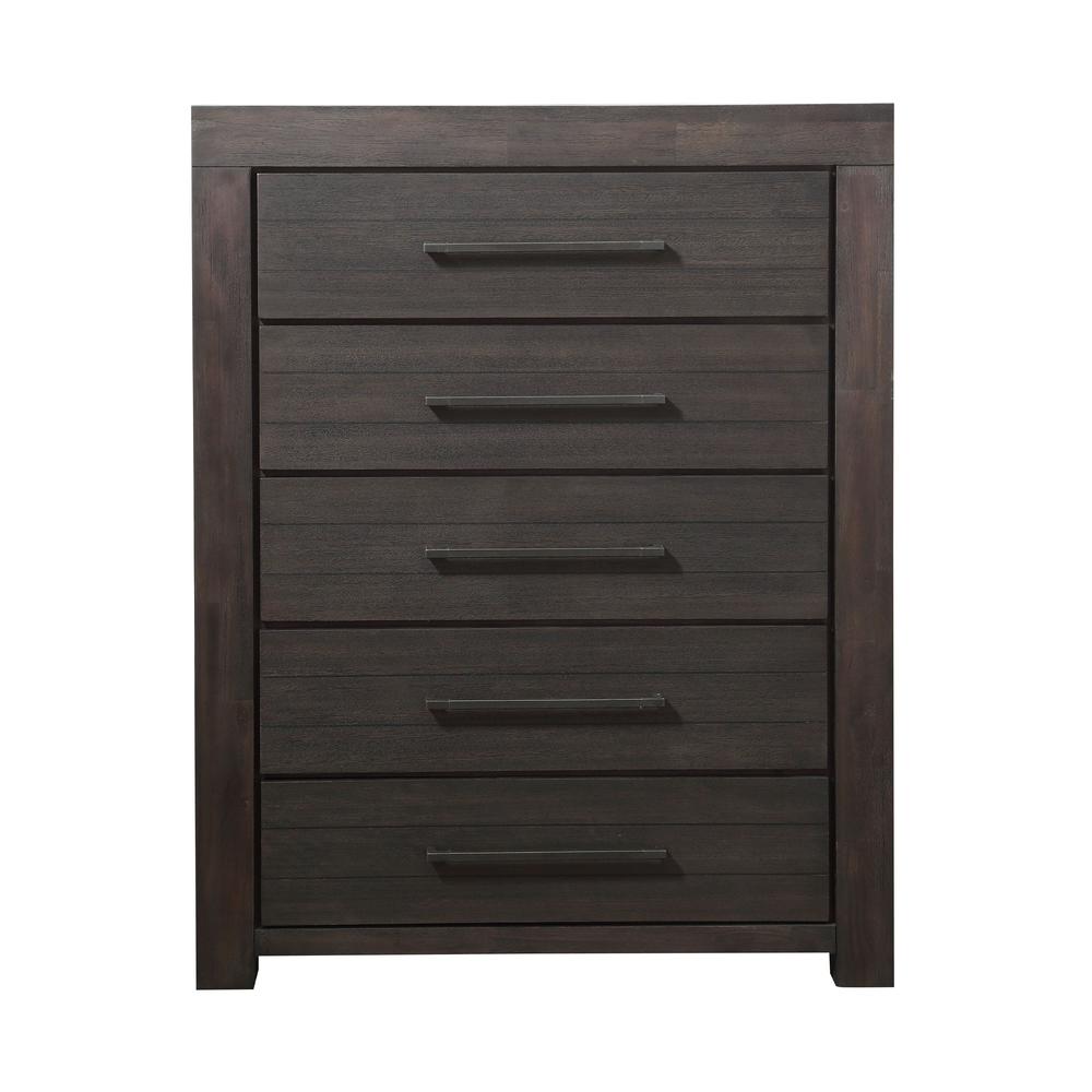 Heath Five Drawer Chest in Basalt Grey (2024). Picture 3