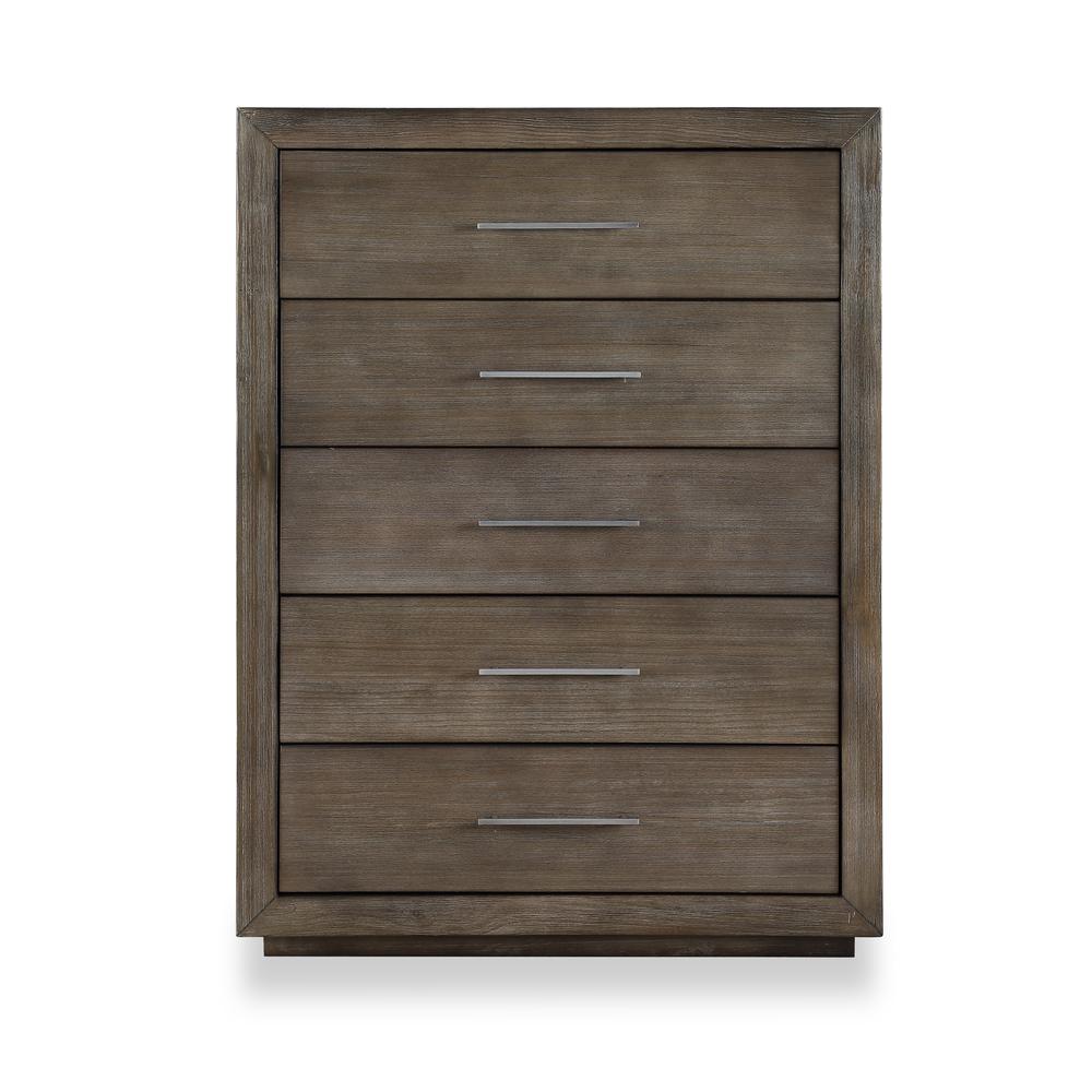 Melbourne Five Drawer Chest in Dark Pine (2024). Picture 5