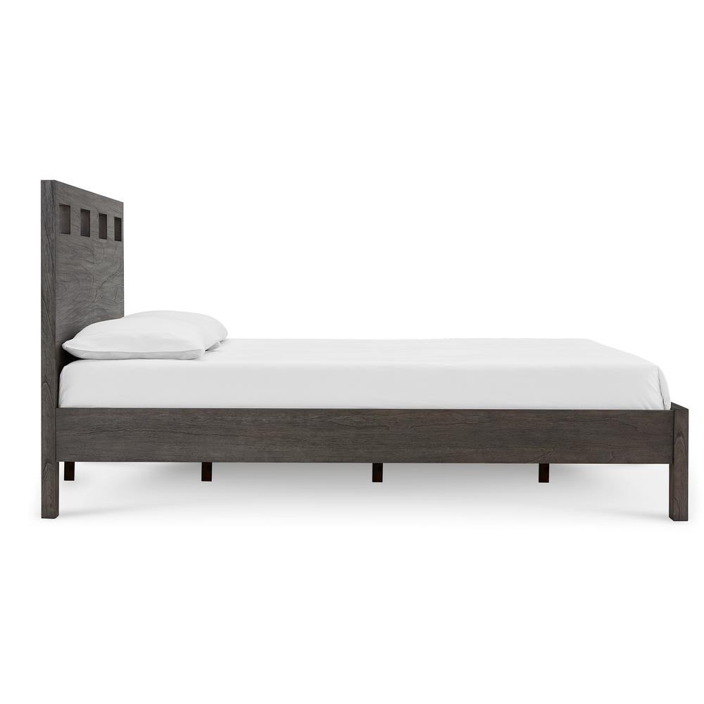 Riva Wood Bed in Sharkskin. Picture 3