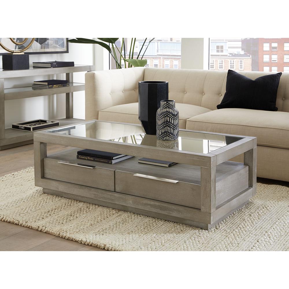 Oxford Two-Drawer Coffee Table in Mineral. Picture 2